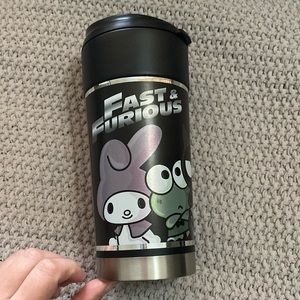 Brand new Hello Kitty and Fast and Furious Insulated Mug 24oz.